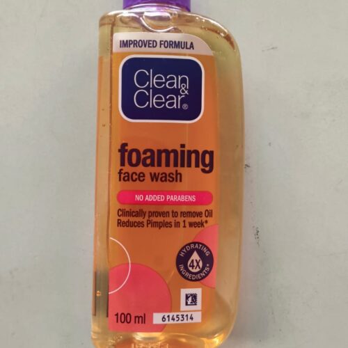 CLEAN AND CLEAR FACE WASH