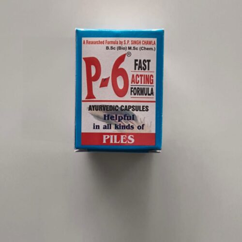 P-6 FAST ACTING FORMULA QTY :24 CAPSULES