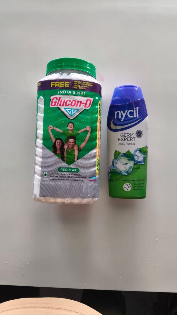 GLUCON-D 1kg FREE NYCIL POWER 150g
