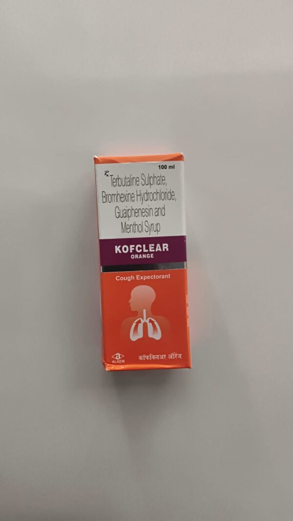 KOFCLEAR ORANGE COUGH SYRUP 100ml