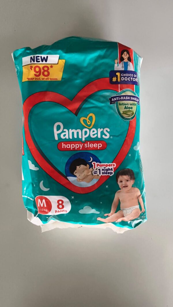 PAMPERS SIZE-M 8PIC