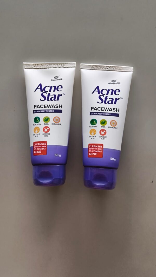 ACNE STAR FACEWASH 2PIC