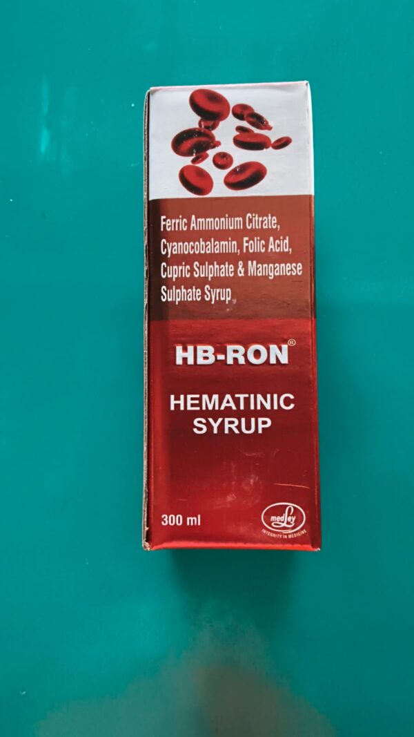 HB RON HEMATINIC SYRUP 300 ML